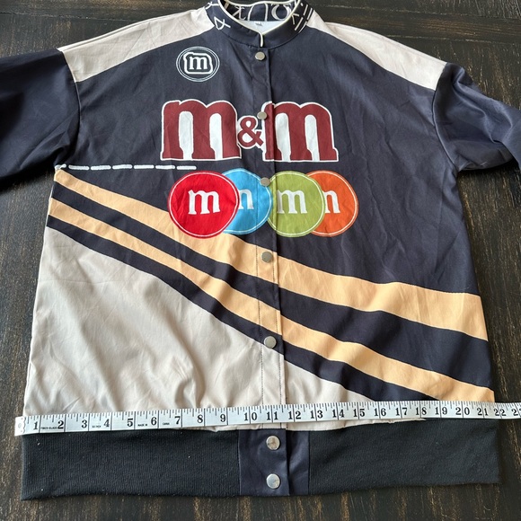 M&M's Colorful Button-Up Jacket. Size Medium - Picture 5 of 7